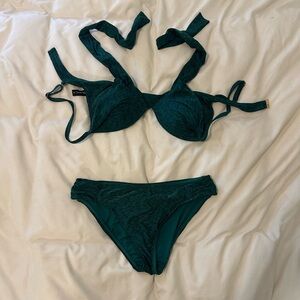 La Blanca Green Padded Two Piece Swimsuit 6